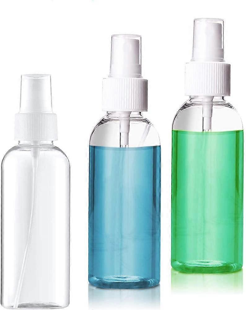 3 x 50ml Spray Bottle Clear Empty Fine Mist Bottle