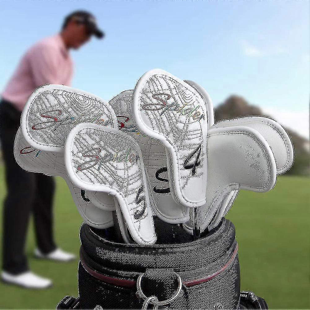 Golf Iron Head Covers Set 10pcs/set For Taylormade Mizuno Ping,black