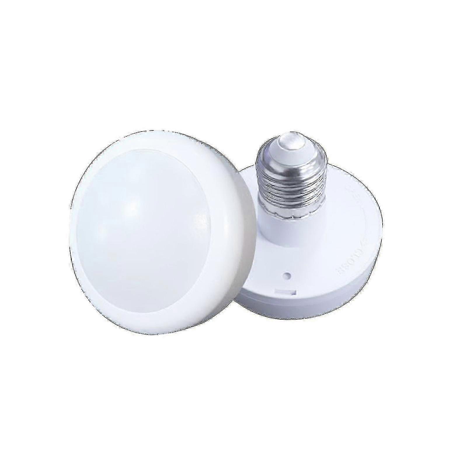 Battery Operated Light Bulbs With Remote, 13 Color Rgb 3aa Battery Powered Led Puck Light With E26 Screw, Wireless Timer Dimmable Led Bulbs For No Ele