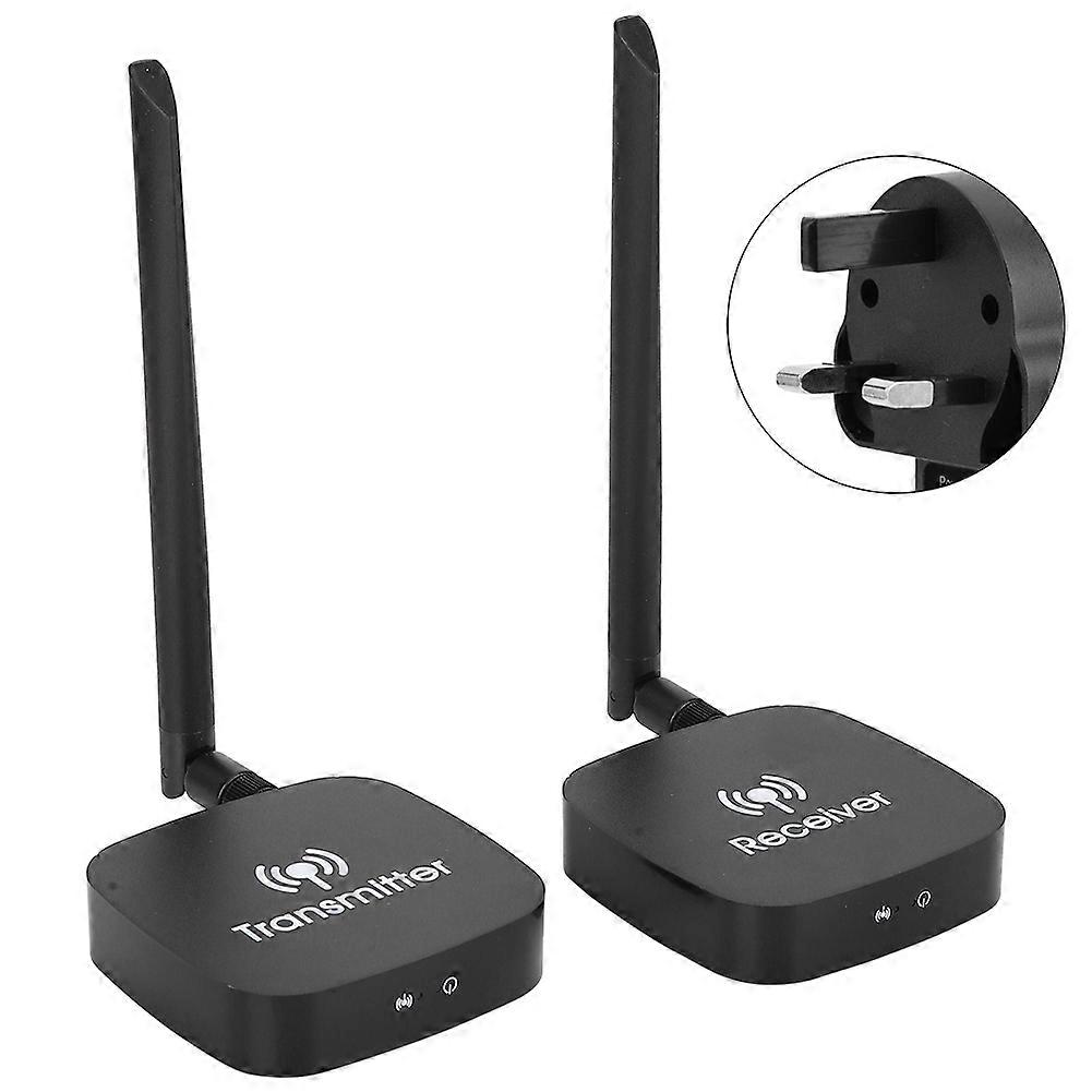 Plastic HD H.264 50M WIFI Signal Extender 165MHz All Digital Wireless Transmitter 100-240VUK Plug