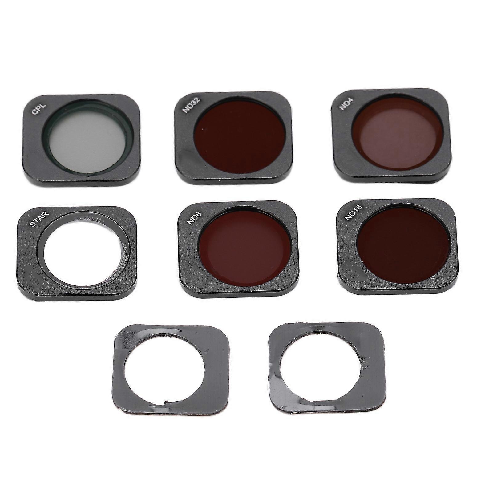 Junestar Drone Camera Filters Kit CPL ND4/8/16/32 STAR Filter 6 in 1 Kit for Hubsan ZINO MINI PRO Lens