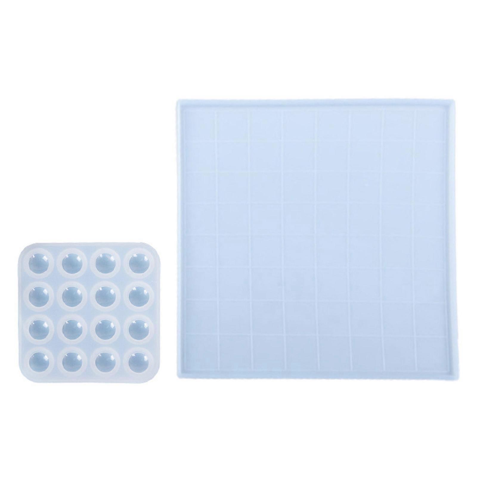 DIY Kleber Gobang Silikon Form Brett Nummer Spiel Epoxy Puzzle Schachbrett Form