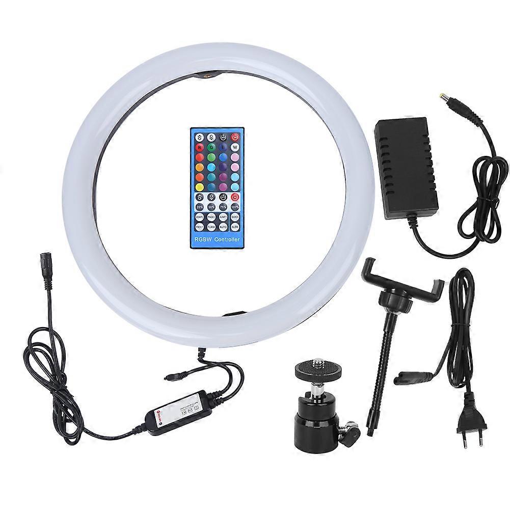 12in Phone Live Ring Fill Light Colorful LED Light Remotecontrolled APP Control EU 100-240V