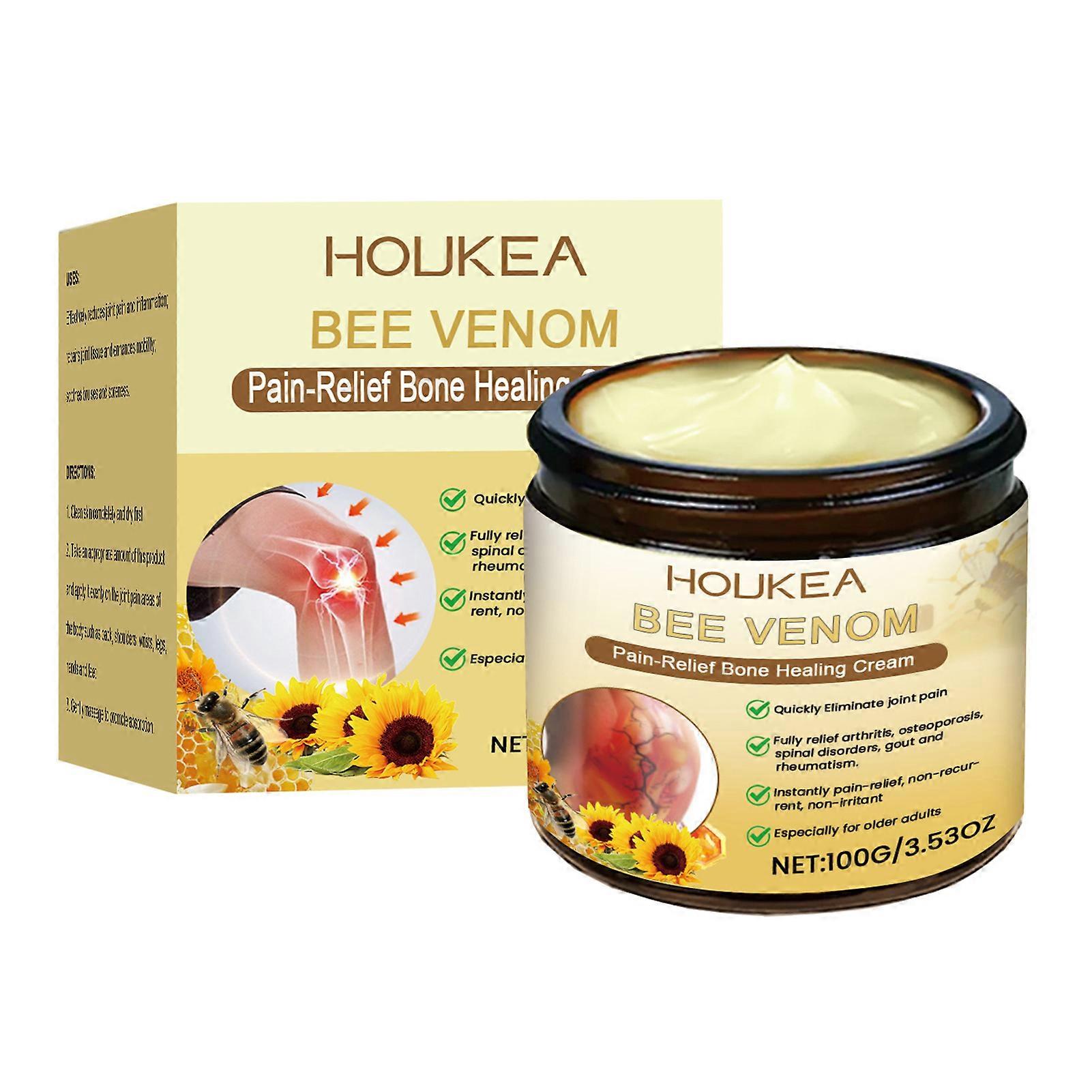 Bee-Venom ledd- og beinpleiekrem Behandling av leddsmerter Lindrende massasjekrem for hender, føtter og muskler