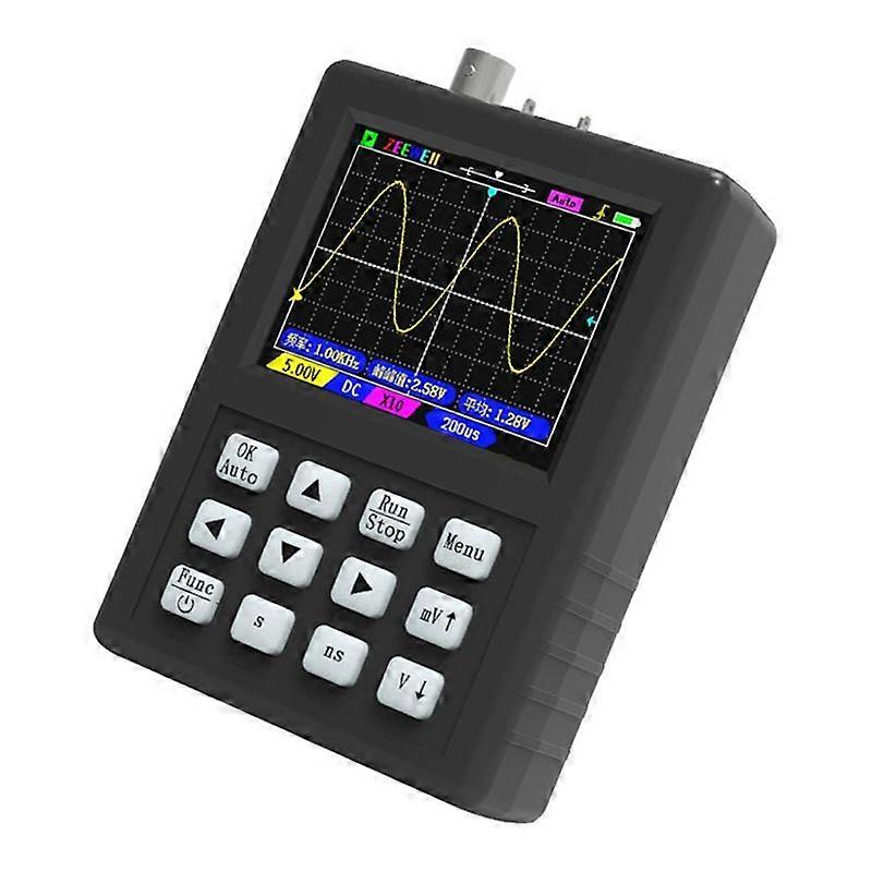 DSO1C81 2.8 Inch Handheld Digital Oscilloscope 80M Bandwidth Oscilloscope 250M Signal Generator 2 in 1 Oscillometer