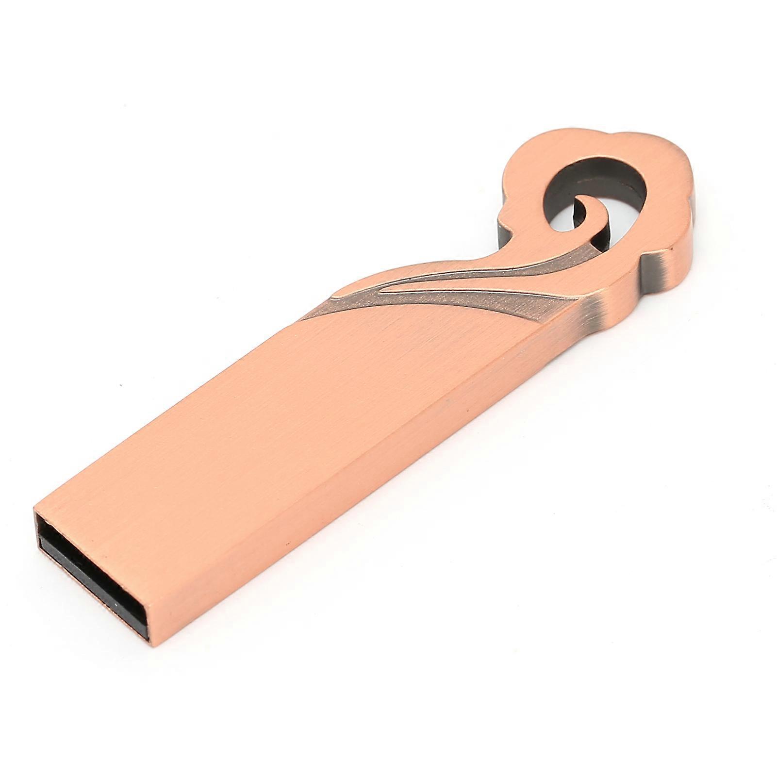 USB Flash Disk Portable Waterproof Metal 2.0 Drive Storage Memory Stick for Data Transmission Sharing16GB