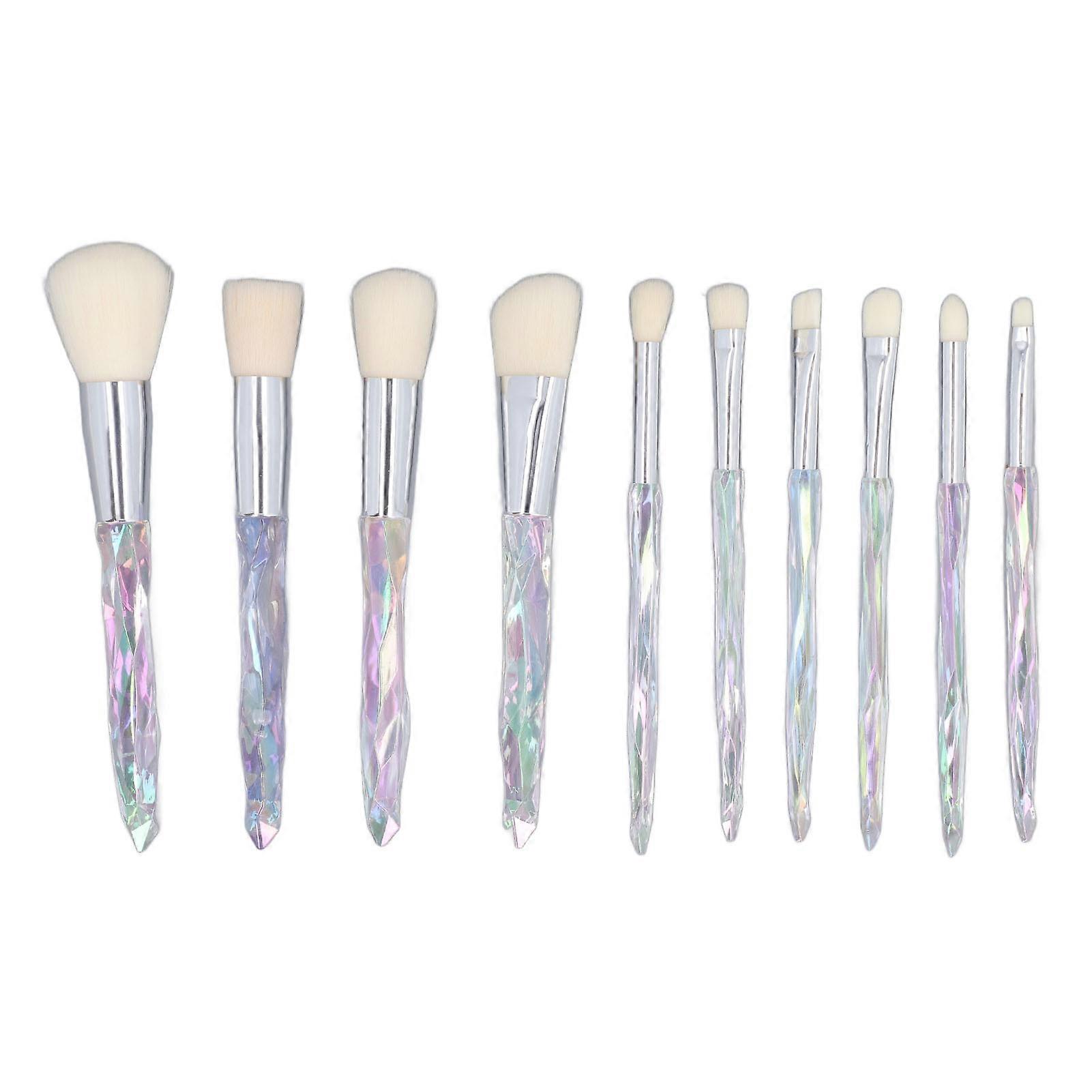 10Pcs Professional Makeup Brushes Set for Powder, Concealer, Highlighter, Eyeliner, Eyeshadow, for Daily, Party, Travel