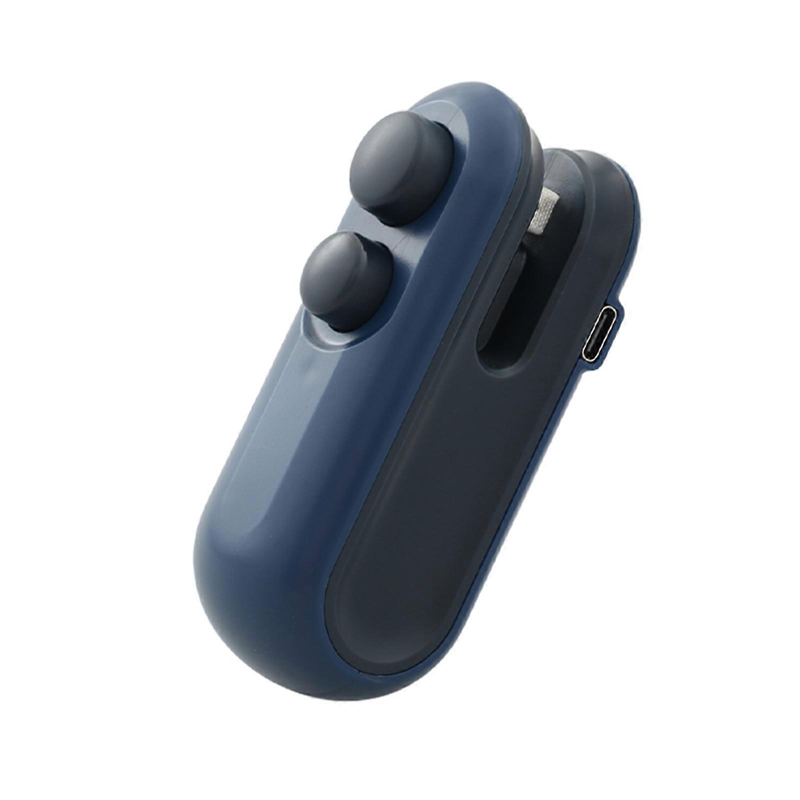 Heat Sealer Mini Handheld, ABS Plastic Deep Blue Bag Sealing