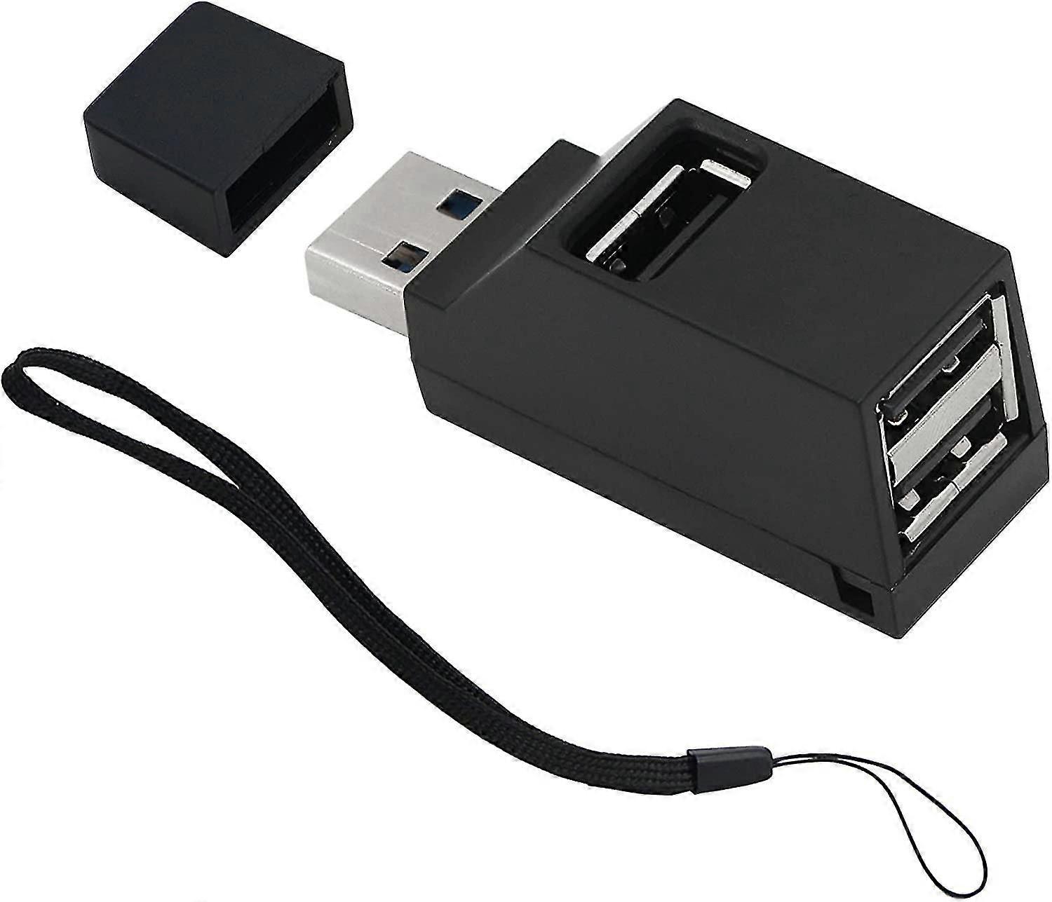 1x Usb 2.0 Hub voor PC USB Splitter Adapter compatibel met Windows, Mac, Linux