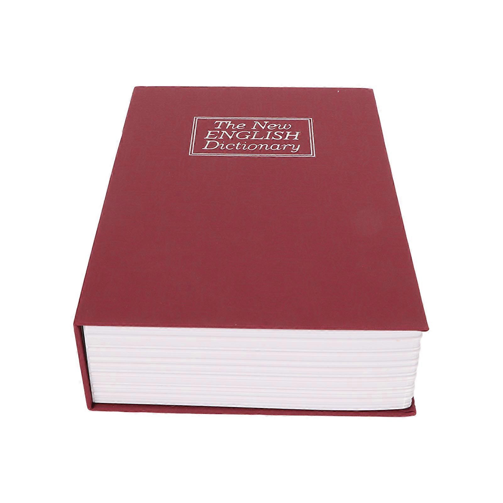 Book-Safe Storage Box, Combination-Locked, Large-Capacity Hidden Security