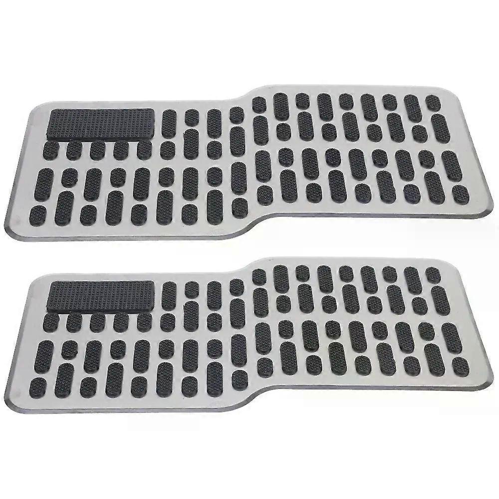 Auto Foot Rest Pedal Plate Floor Carpet Mats Non-slip Stainless Heel Pad for Truck Suv Car Repair Protective Foot Mat