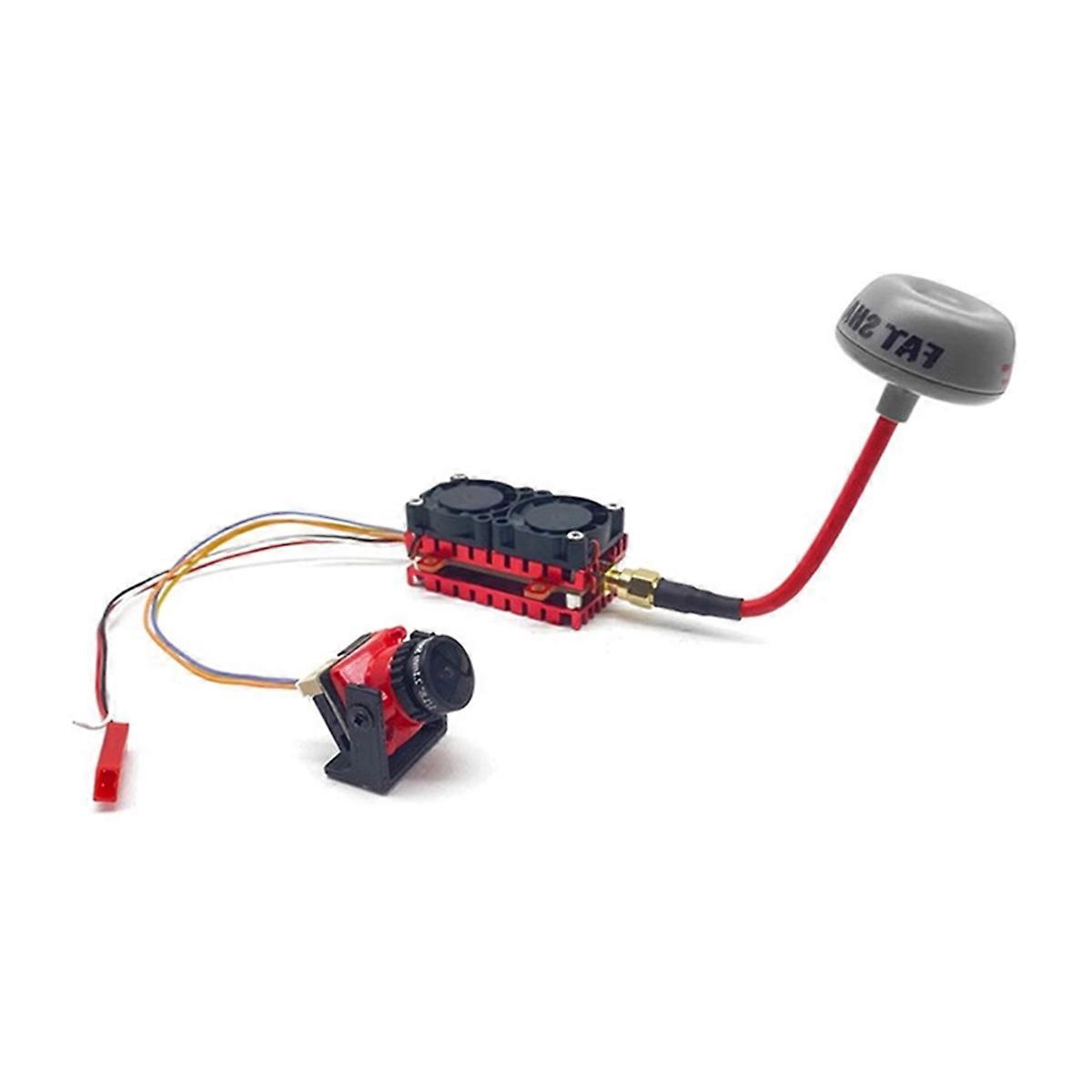 Long Range Analog Transmitter Module with 1500TVL Camera 5.8G 48CH 5W VTX for Wireless 5.8GHZ Analog Transmission