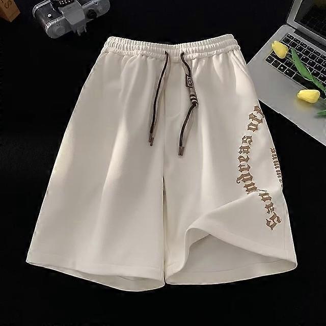 Men Shorts Casual Short Pants Oversize Beach Shorts Retro Letters Print Sports shorts Five Points Shorts Men's Clothing