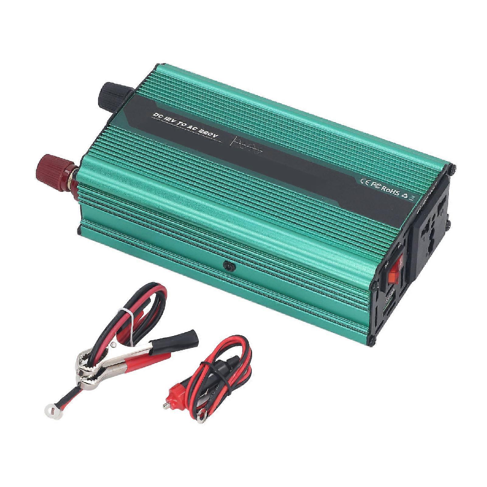 Pure Sine Inverter 300W 12V DC to 220V AC Power Converter for Solar Outdoor