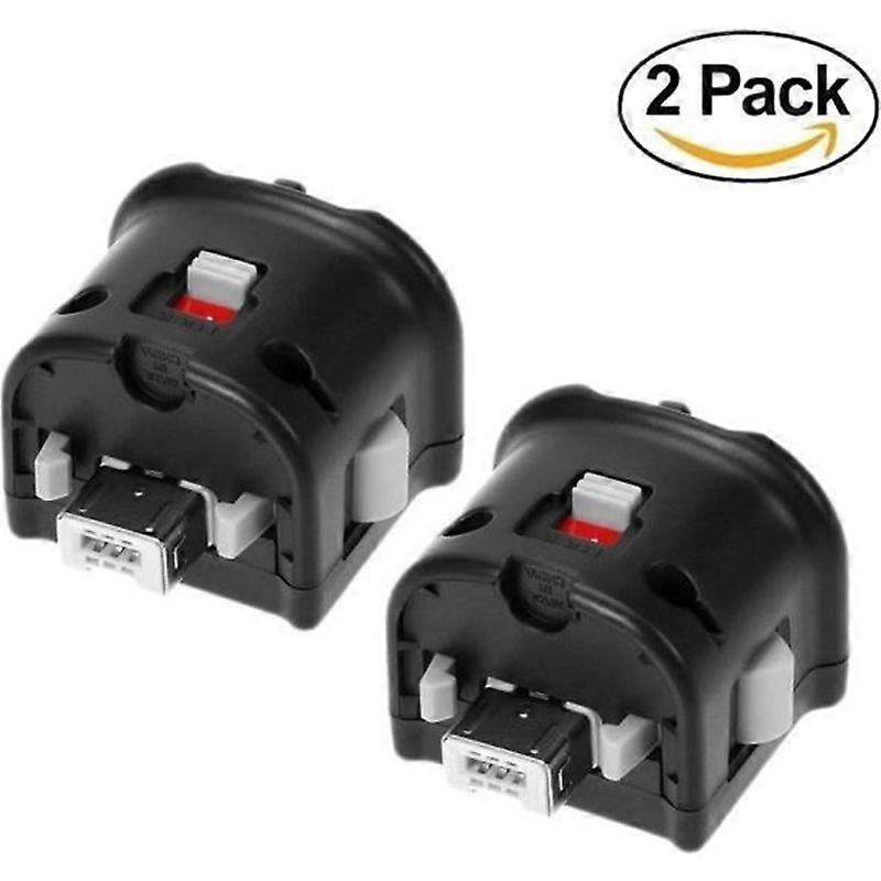 2X Motion Plus Adapter for NINTENDO Wii Remote Black