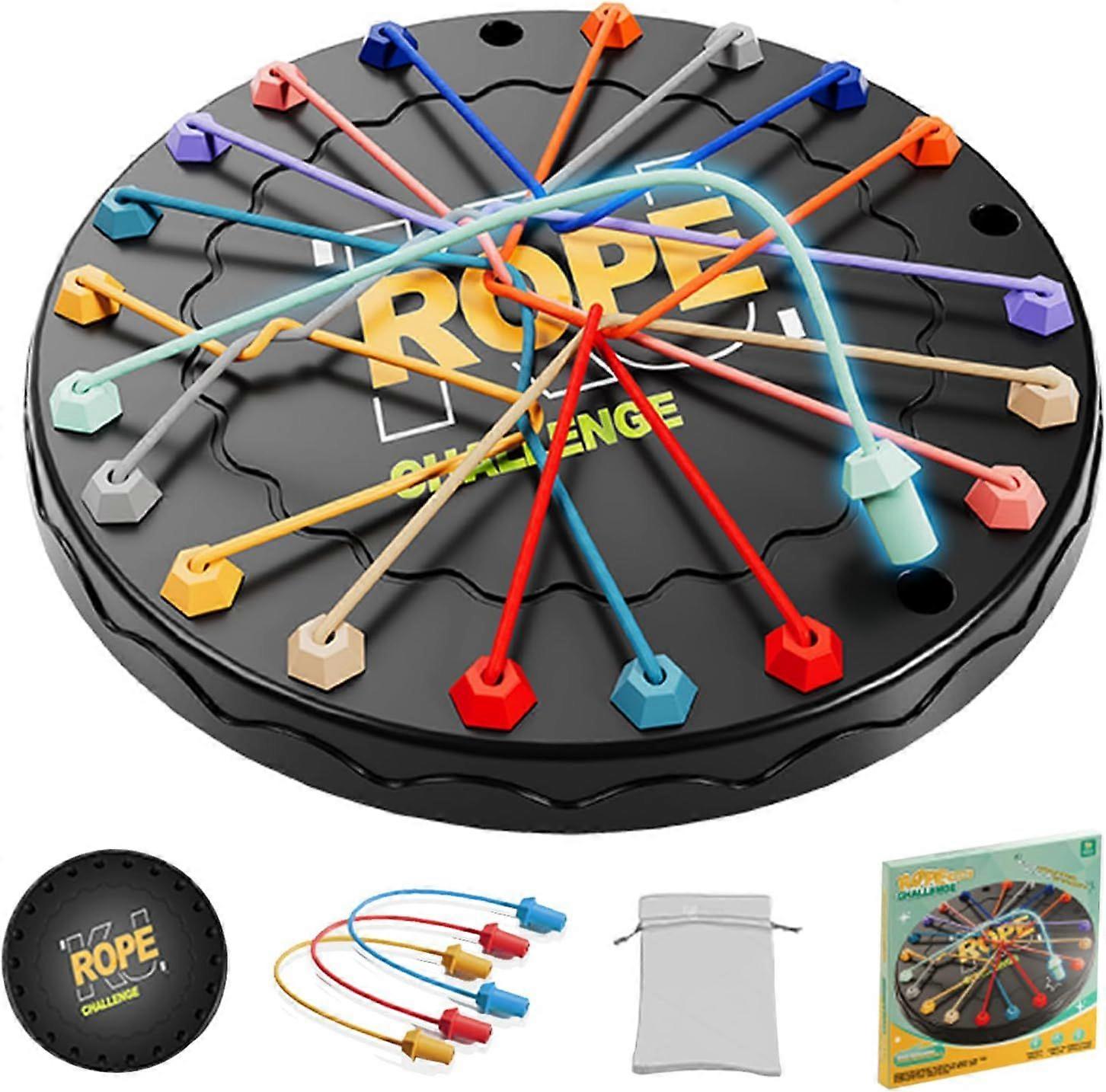 Rope Untangling Logic Puzzle Board Game Kids Family Party Games