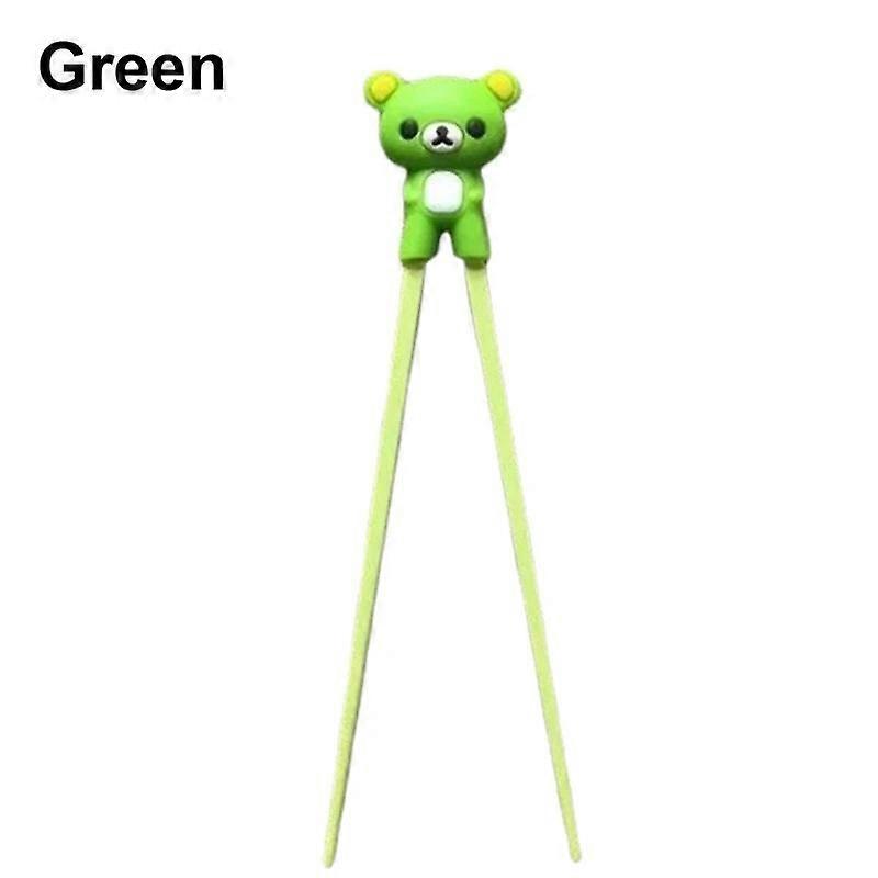 WIKHOSTAR Cute Bear Kids Chopsticks Toddler For Kids Learning Training Chopsticks Aids Chopsticks Learner Helper Kids