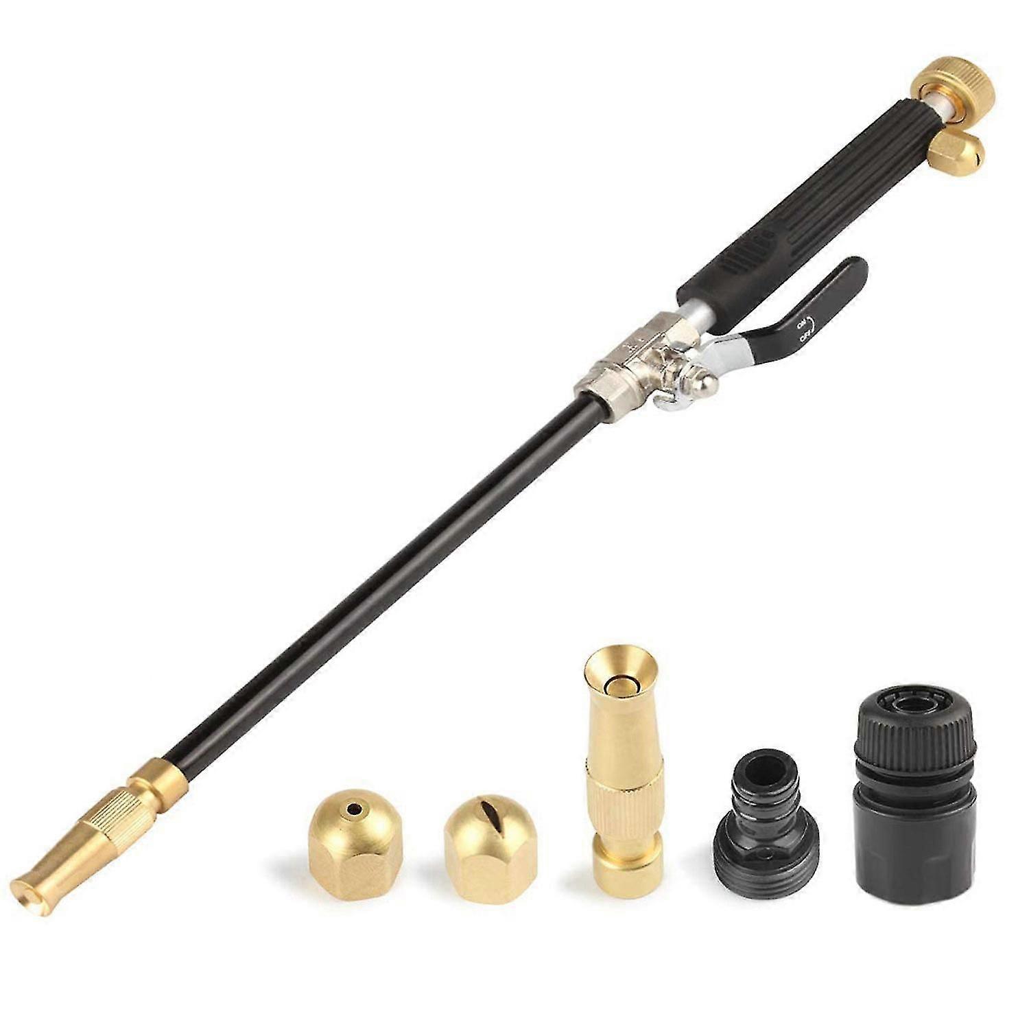 Pressure Washer Lances with 3 Hose Nozzles Adjustables High Pressure Hose Nozzle Attachment for Washing Window