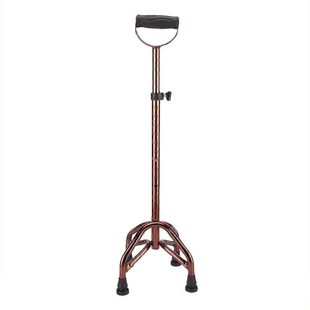 Telescopic Anti-slip Four-leg Metal Cane Walking Stick Cane for Elder Disability