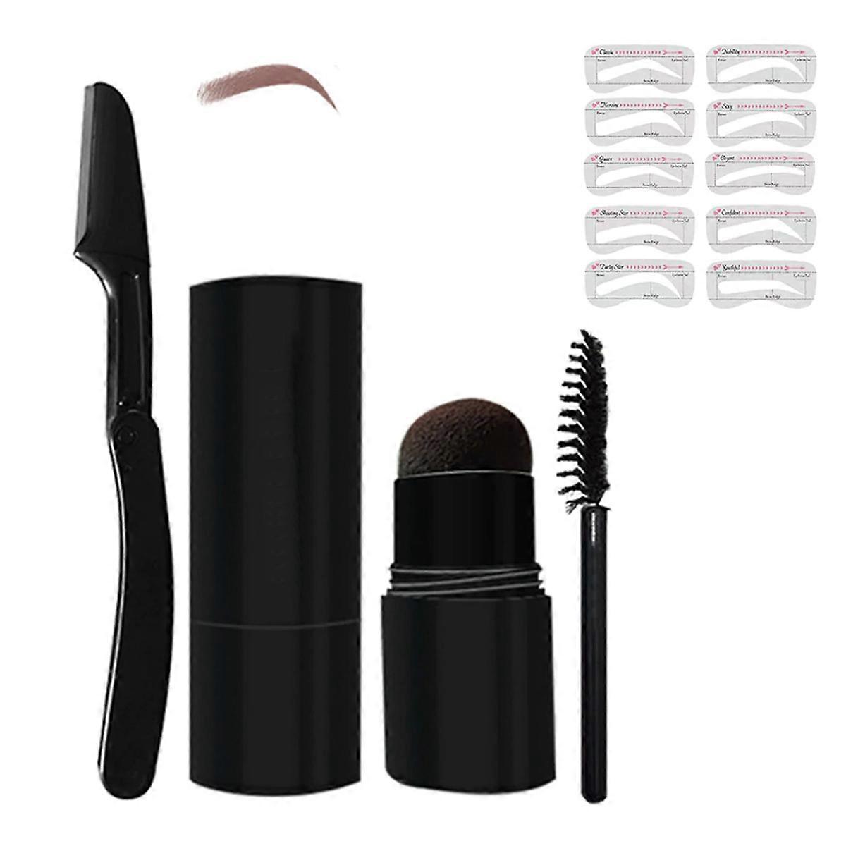 Natural Waterproof Eyebrow Stamp Kit