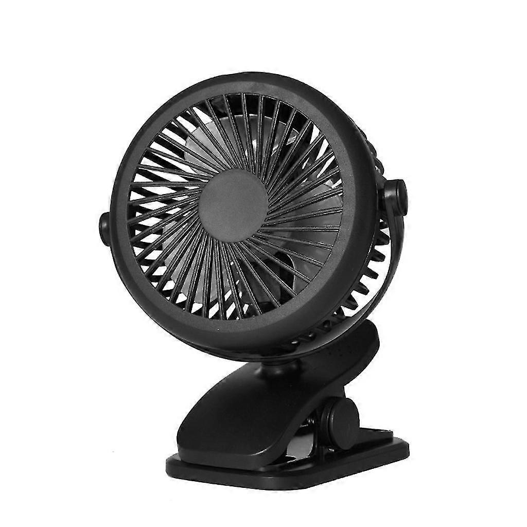 Portable Usb Rechargeable Table Fan Clip On Type Mini Desk Fan 360 Adjustable