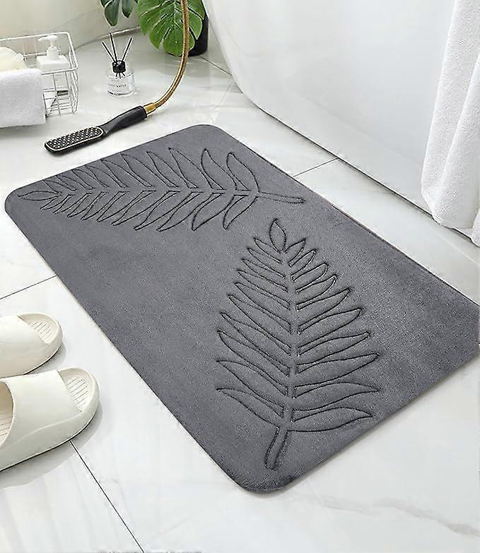 Memory Foam Bath Mat, Thickened Bathroom Mat, Absorbent Shower Mat, Soft and Comfortable Memory Foam