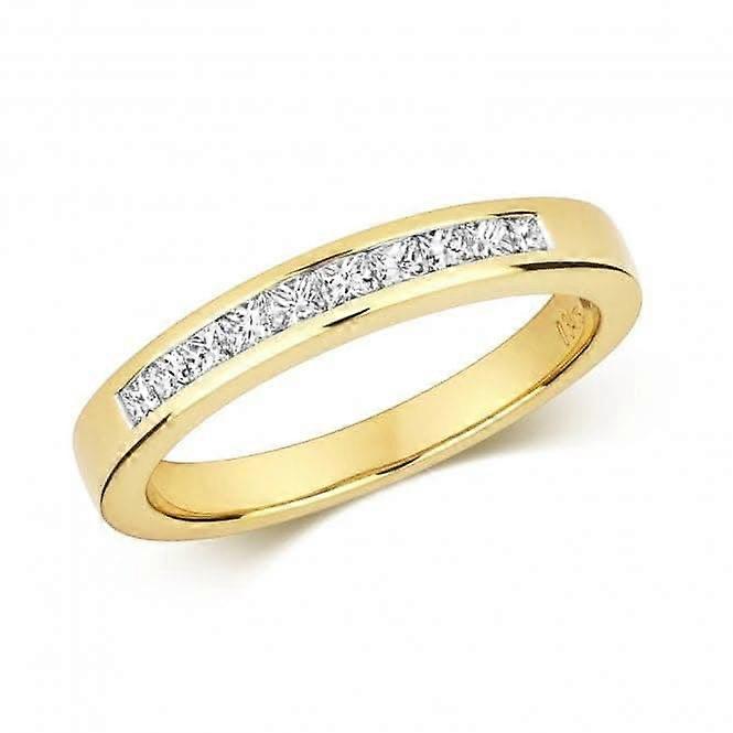 Diamond Jewellery 18K Gold Ring with 0.33CT G/H SI2 Stones RDQ135