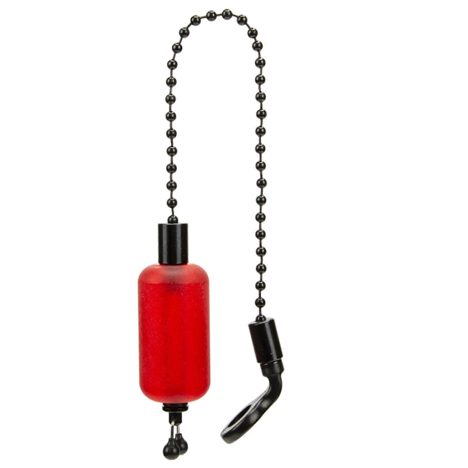 Fishing Bite Indicator Fishing Swinger Fishing Tackle Chain Swinger Fishing Bite Alarm Sound Alert Indicator Light Stick Red