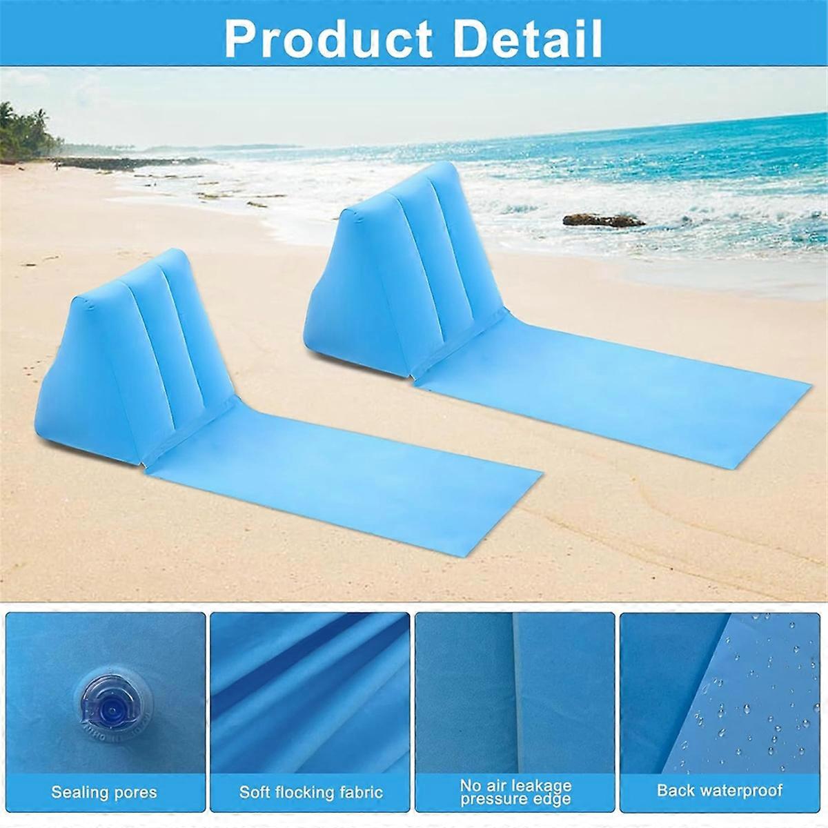 Inflatable Beach Cushion Lounge Chair,Leisure Beach Chair,