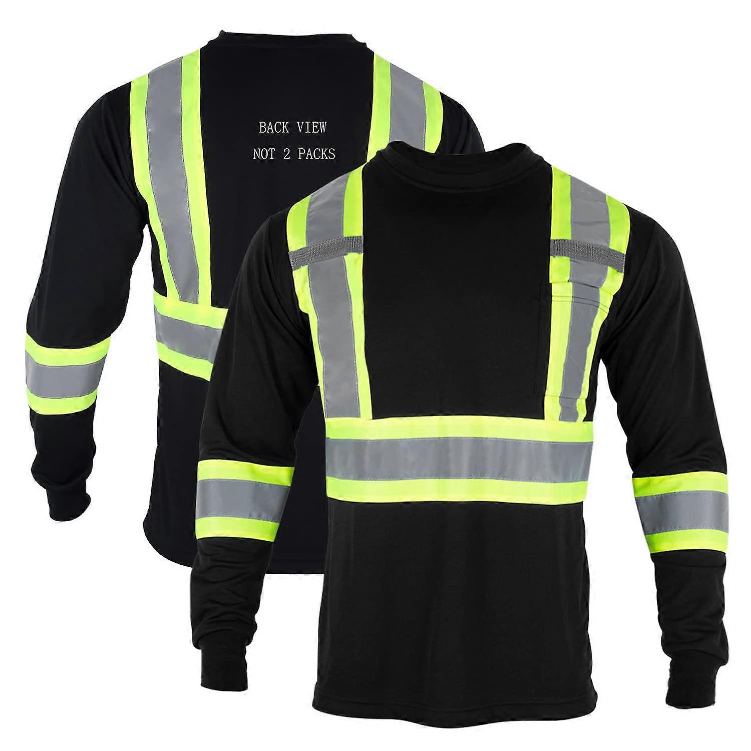 Reflective High Visibility T Shirt for Construction Work Size S