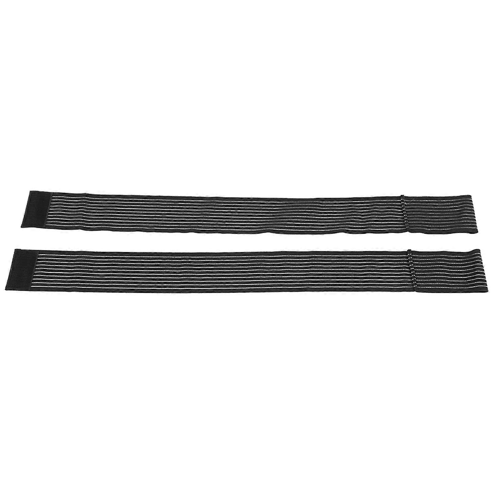 Adjustable Sports Straps Wraps Elbow Support Bandage Wrap Brace with Hook & Loop Nylon Black 1pc