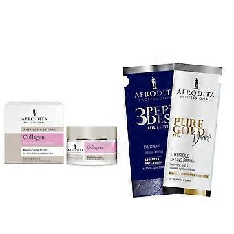 Afrodita Collagen Extra Feuchtigkeitsspendende Gesichtscreme + 2 Proben