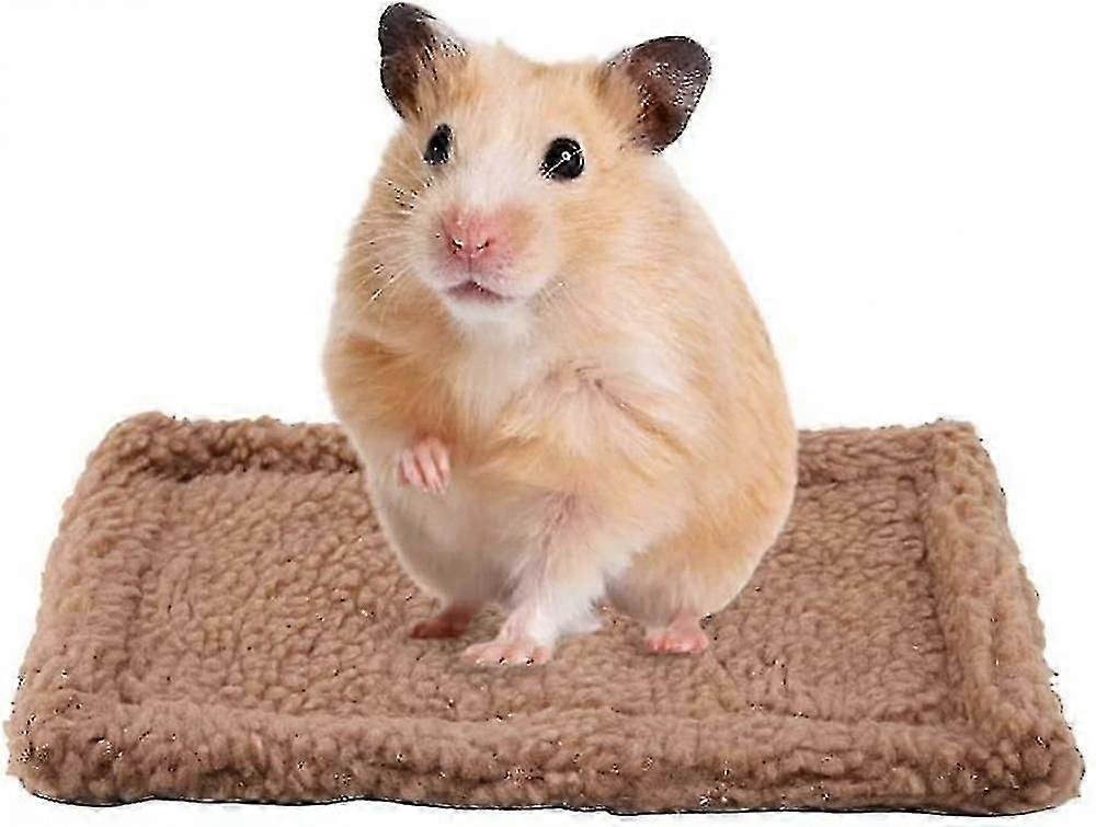 Small Guinea Pig Hamster Bed House Rectangular Plush Warm Mat Sleep Pad Cushion Pets For Mice Rats Chinchillas Rabbit Hedgehog Squirrel Dutc