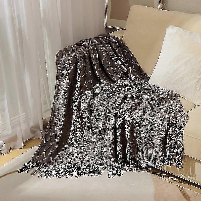 Weiche Strickdecke, Sofadecke
