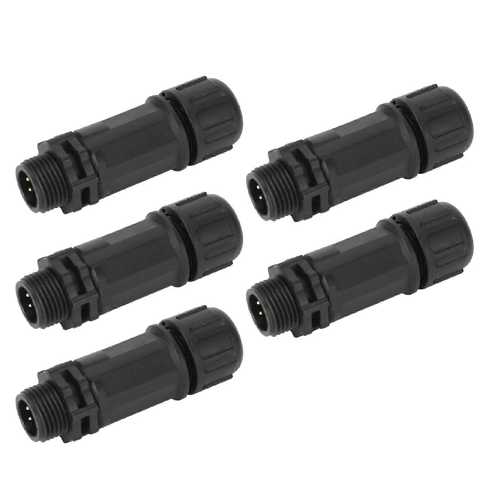 E7 Waterproof Connector Vertical Assembly Welded Wire Type 4 Core Electrical Cable Connector 60V 2A