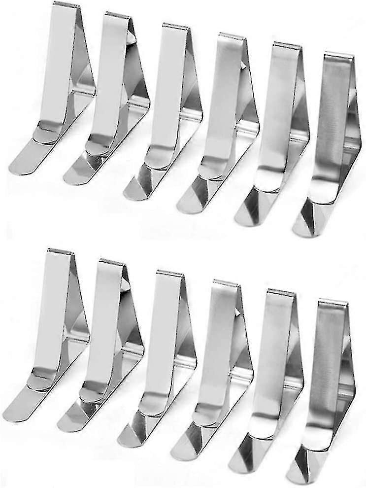 Stainless Steel Table Cloth Clip Fixed Tablecloth Table Holder Clamp