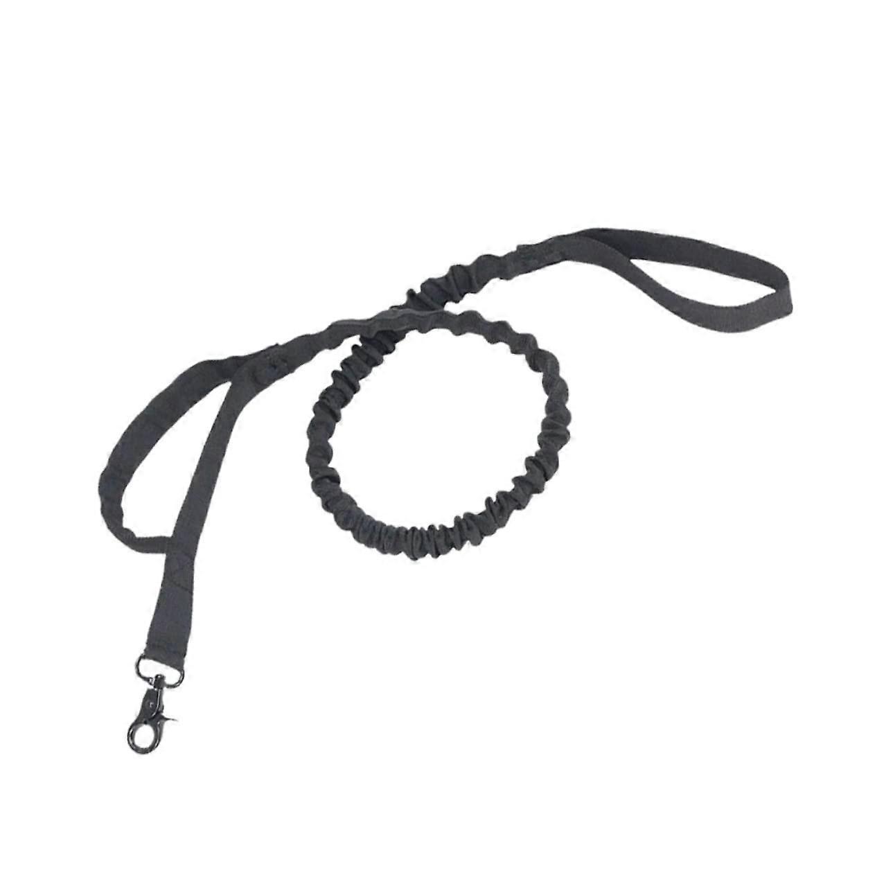 Adjustable Nylon Elastic Dog Training Leash For Training Dogs Comfortable Control Durable Black Design