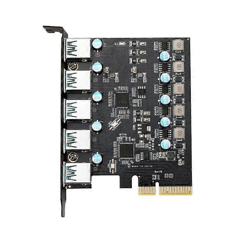 Scheda di estensione da PCIe a USB 3.2 con 5 Gbps 5 porte USB A Da PCI-Express a USB A