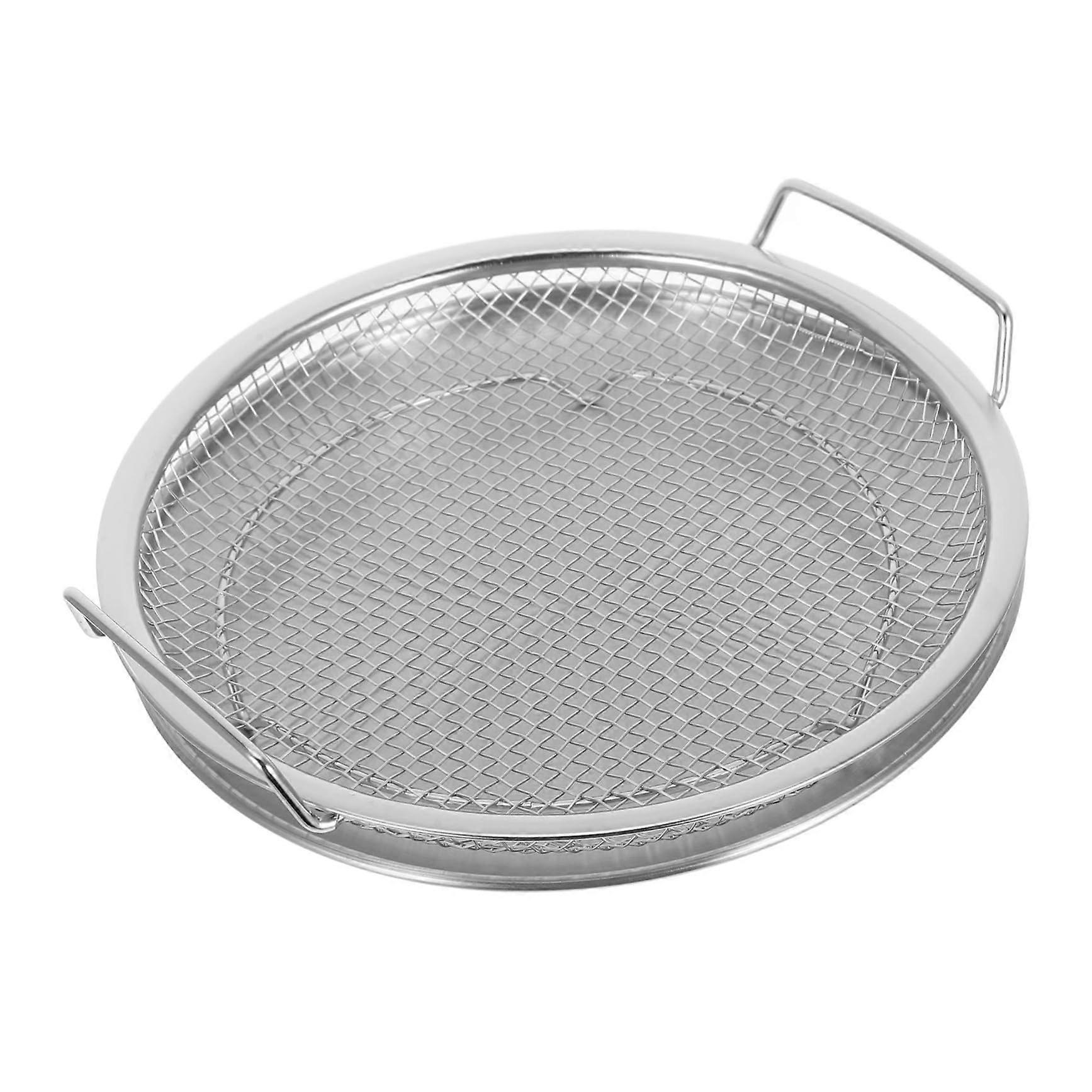 Stainless Steel Sink Drain Strainer Deep Frying Draining Tray Mesh Strainer for Kitchen Bbq Oil Drainer