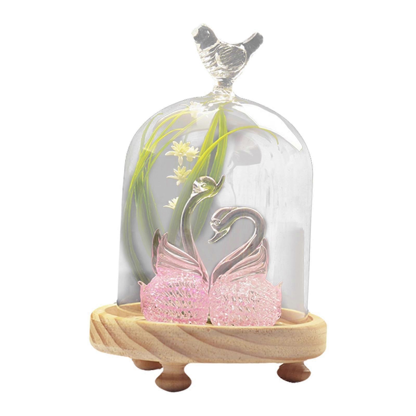 Creative Bird Shape Table Decorative Micro Landscape DIY Holder Terrarium