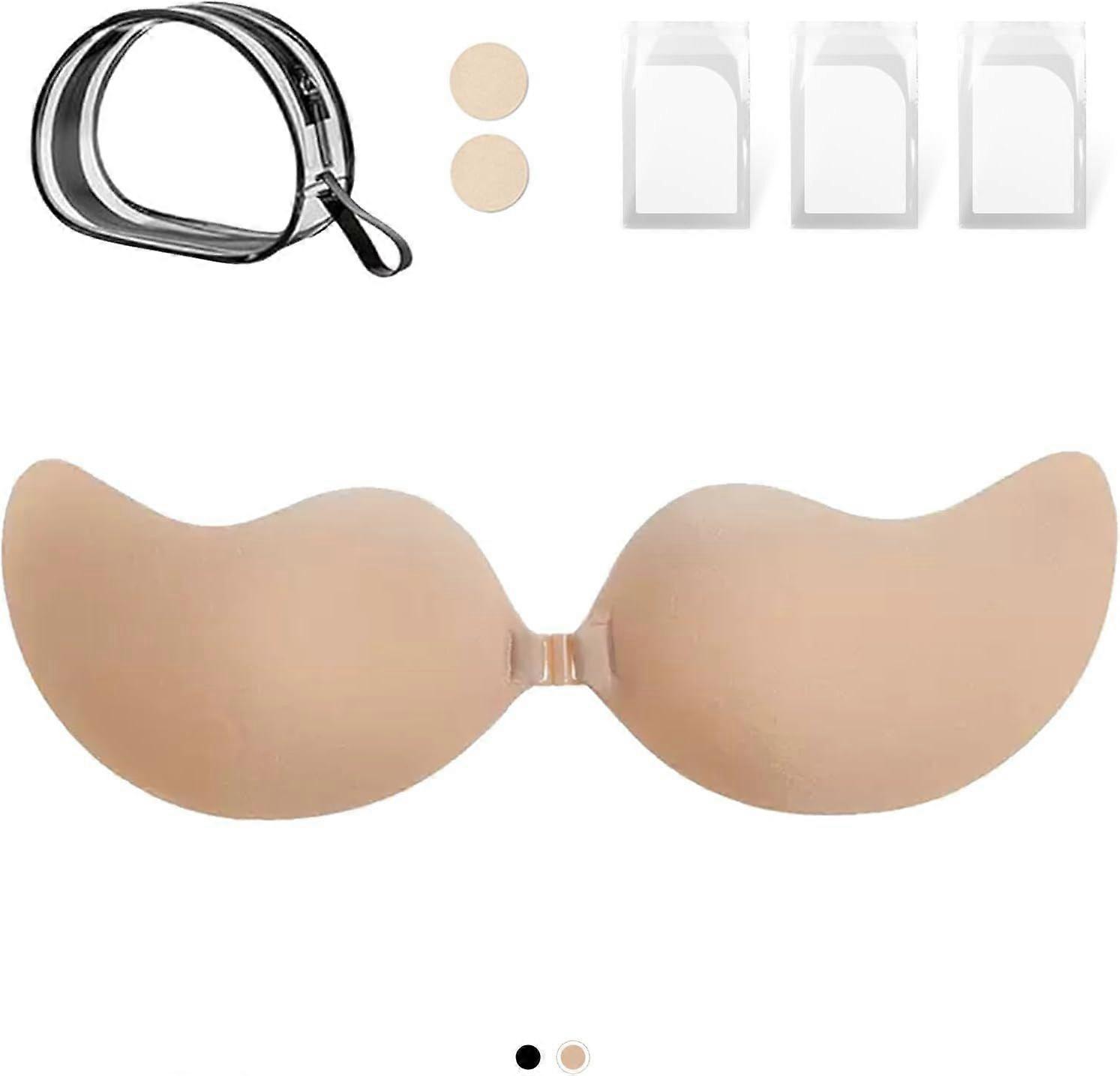 2025 Latest Model  Adhesive Bra,Invisible Sticky Strapless Push-Up Bra, Reusable
