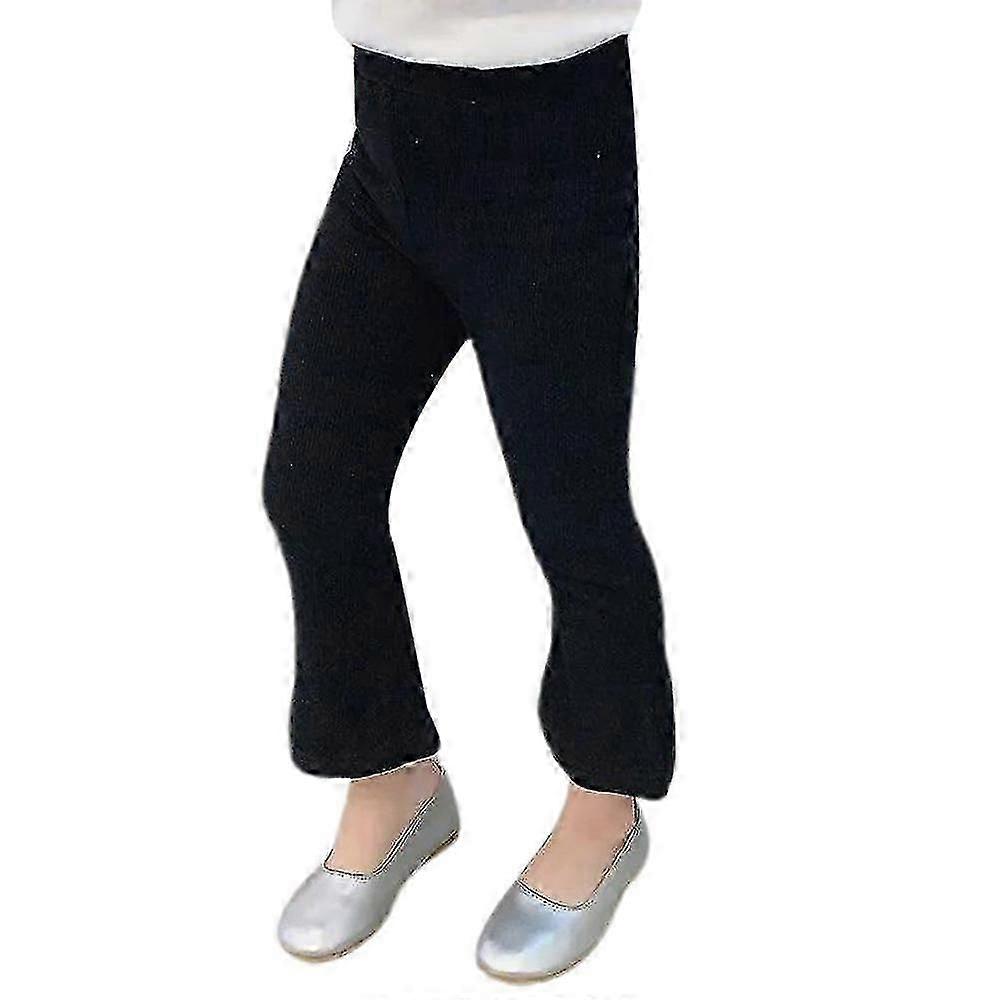 3-10 Years Girl Bottom Pants Stretchy Flared Long Trousers