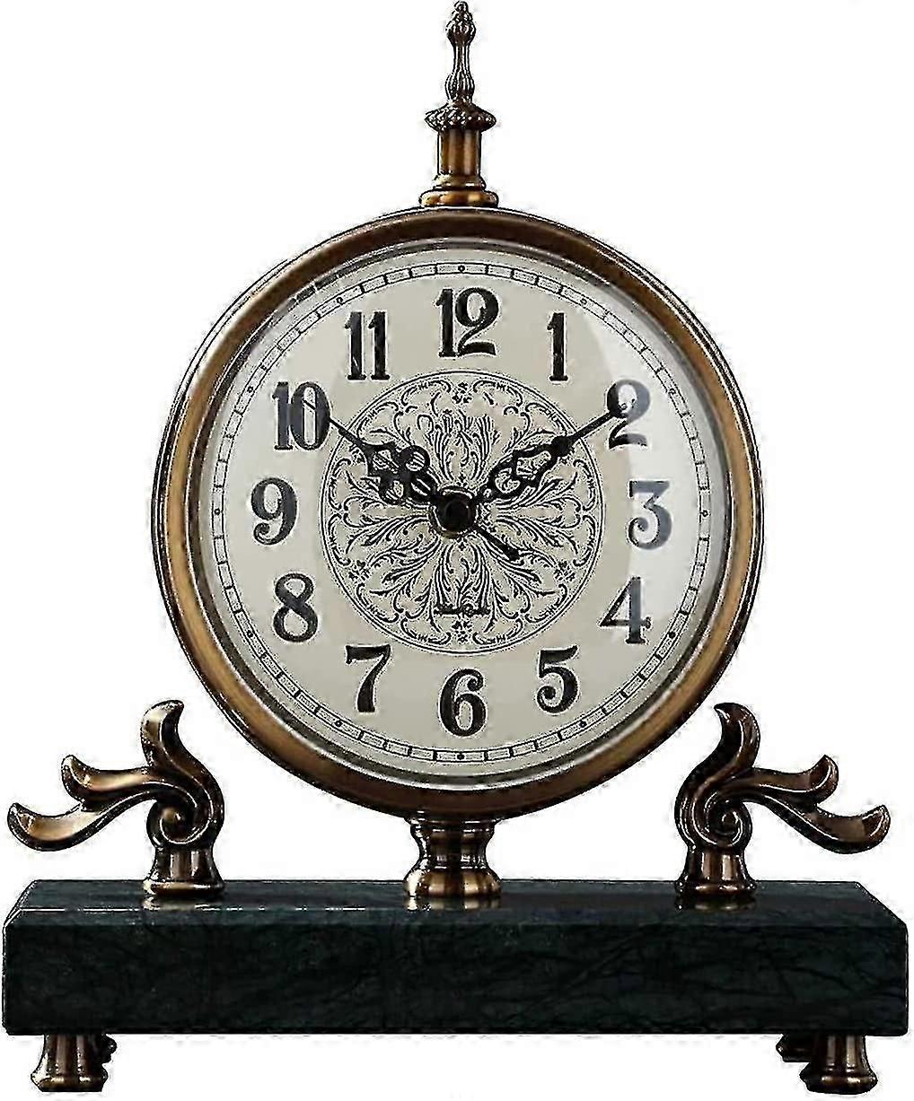 Mantel Clock  Silent Mantle Clock  Battery Operated  Table Clock  Living Room Decor  Suitable For Li