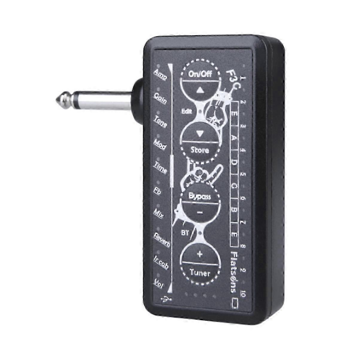 Wireless Multi-Effects Guitar Amplifier with Portable Speaker System, Recording & Distortion