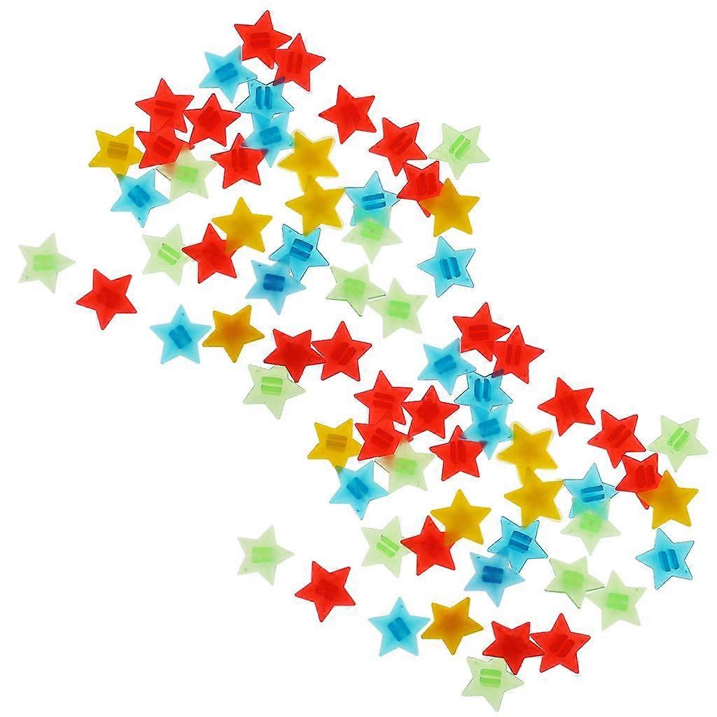 72db-os színes műanyag klipes küllős gyöngy kerékpárkerék küllős csillag gyerekkerékpárhoz