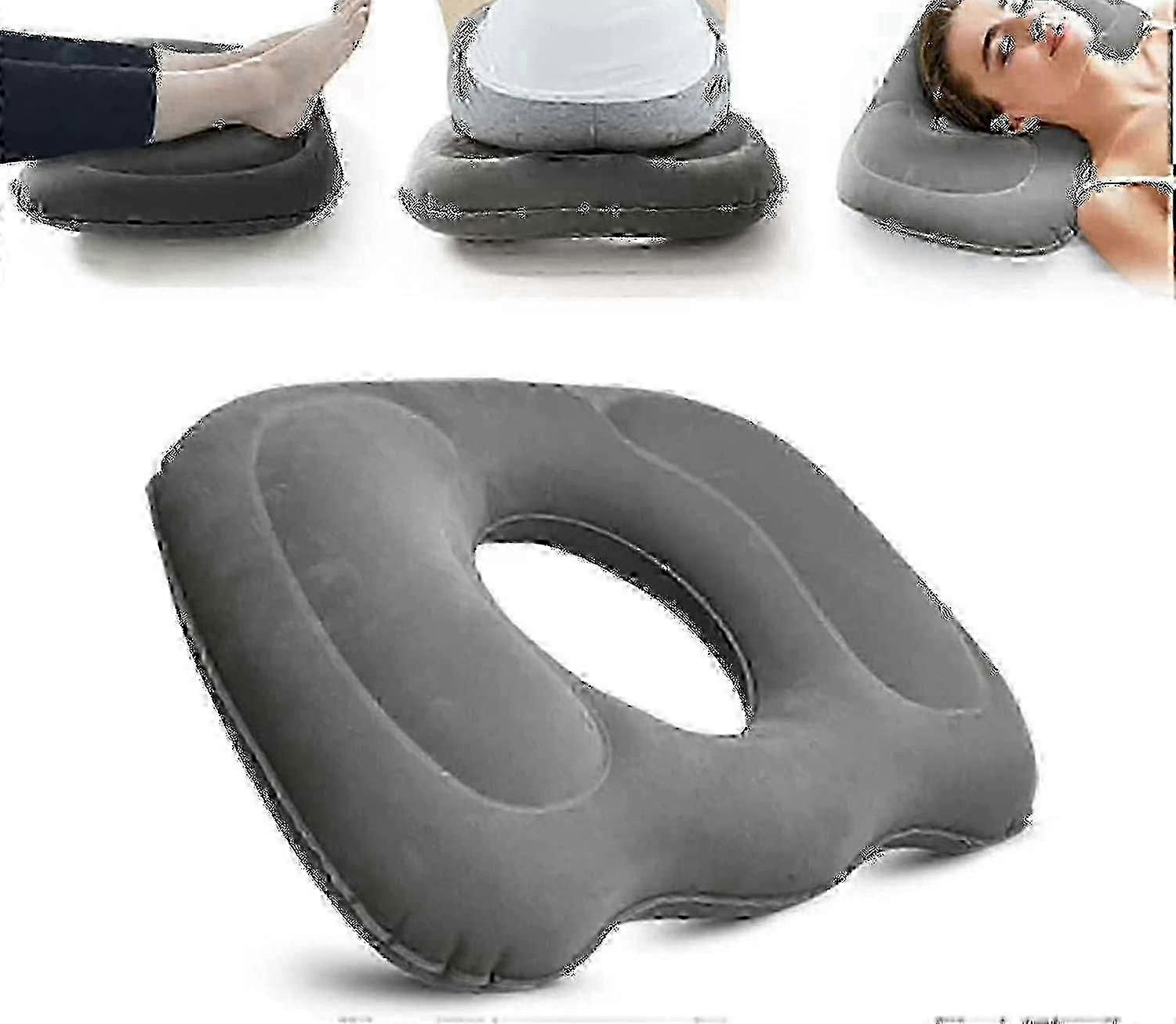 Coussin de siège orthopédique pour soulager la douleur - Hémorroïdes gonflables pour la grossesse, le coccyx, les escarres - Post-natal