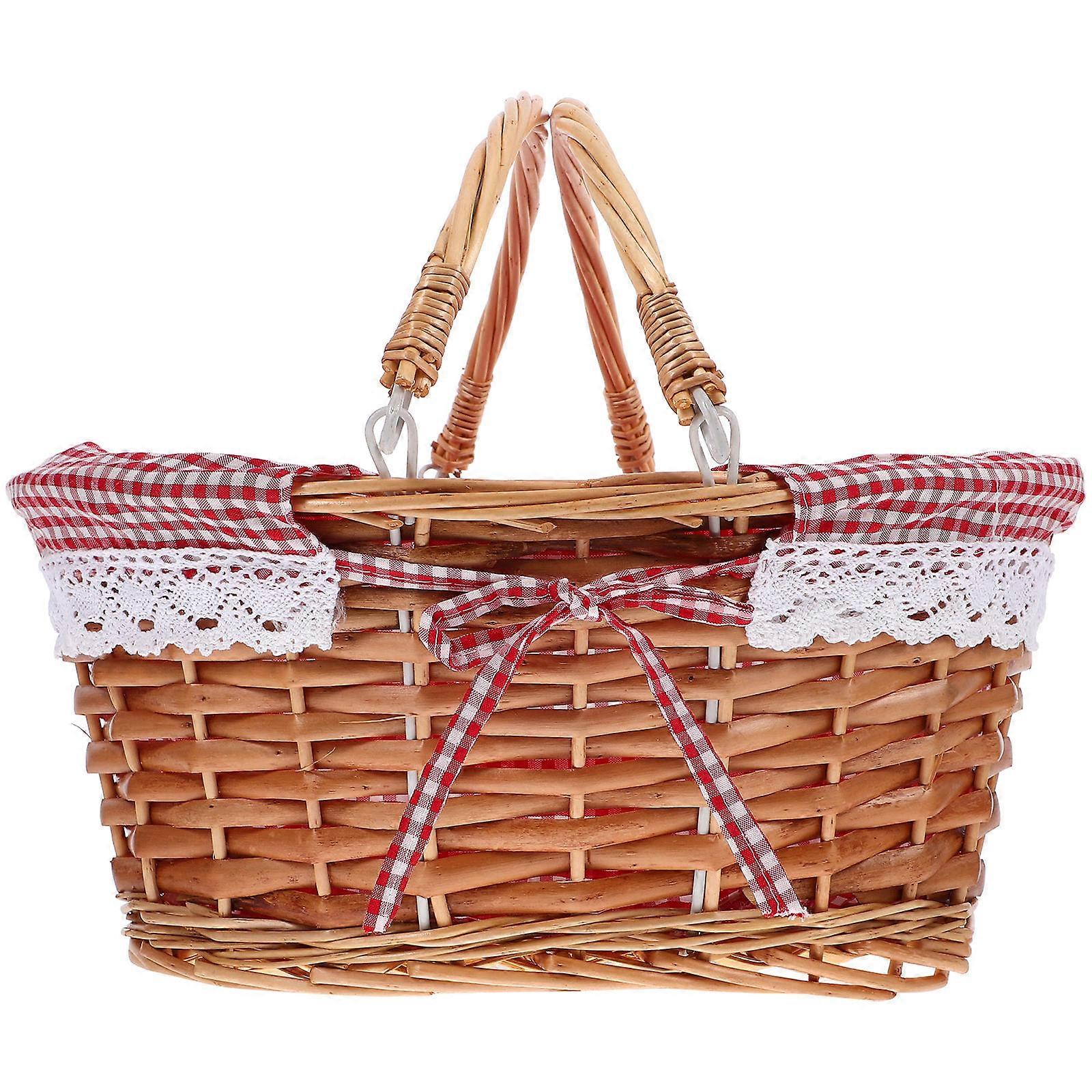 Functional Garden Basket, Combining Decorative Appeal with Practical Food Storage