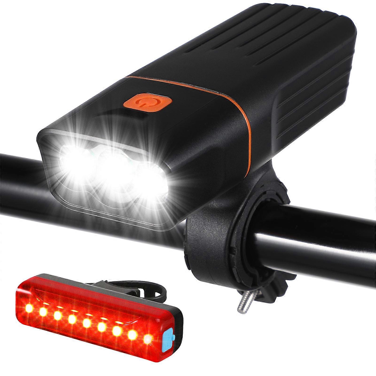 Front Bike Light with Rotatable Functionality and Durable Build for Secure Navigation