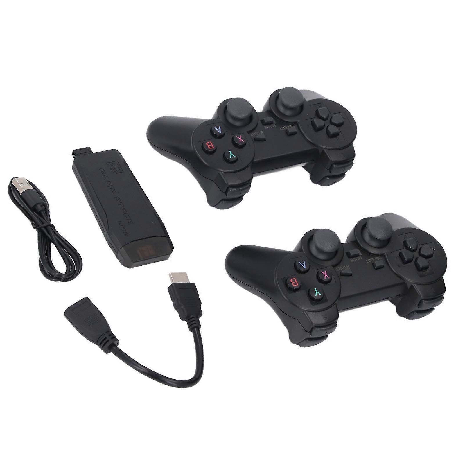 Wireless Retro Game Consol 4K Dual 2.4GHz 20,000+ Games 9 Emulators Retro Video Gaming Stick with 64GB Memory 