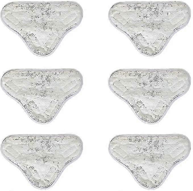 6pcs Microfibre Steam Mops Cleaning Pads Replacement Steam Mop Compatible For H2o X5 H20 Washable